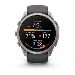Garmin fēnix 9 Pro 3,81 cm (1.5") AMOLED 51 mm Digitaalinen 466 x 466 pikseliä Kosketusnäyttö Titaani Wi-Fi GPS (satelliitti)