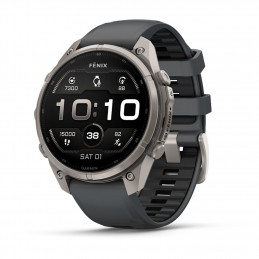 Garmin fēnix 9 Pro 3,56 cm (1.4") AMOLED 47 mm Digitaalinen 454 x 454 pikseliä Kosketusnäyttö Titaani Wi-Fi GPS (satelliitti)