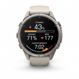 Garmin fēnix 9 Pro 3,3 cm (1.3") AMOLED 43 mm Digitaalinen 416 x 416 pikseliä Kosketusnäyttö Titaani Wi-Fi GPS (satelliitti)