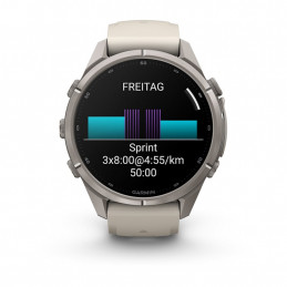 Garmin fēnix 9 Pro 3,3 cm (1.3") AMOLED 43 mm Digitaalinen 416 x 416 pikseliä Kosketusnäyttö Titaani Wi-Fi GPS (satelliitti)