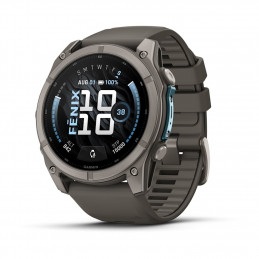 Garmin fēnix 9 3,56 cm (1.4") AMOLED 51 mm Digitaalinen 454 x 454 pikseliä Kosketusnäyttö Titaani Wi-Fi GPS (satelliitti)