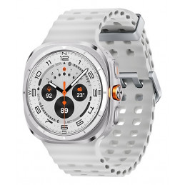 Samsung Galaxy Watch Ultra 3,81 cm (1.5") AMOLED 47 mm Digitaalinen 480 x 480 pikseliä Kosketusnäyttö 4G Titaani, Valkoinen