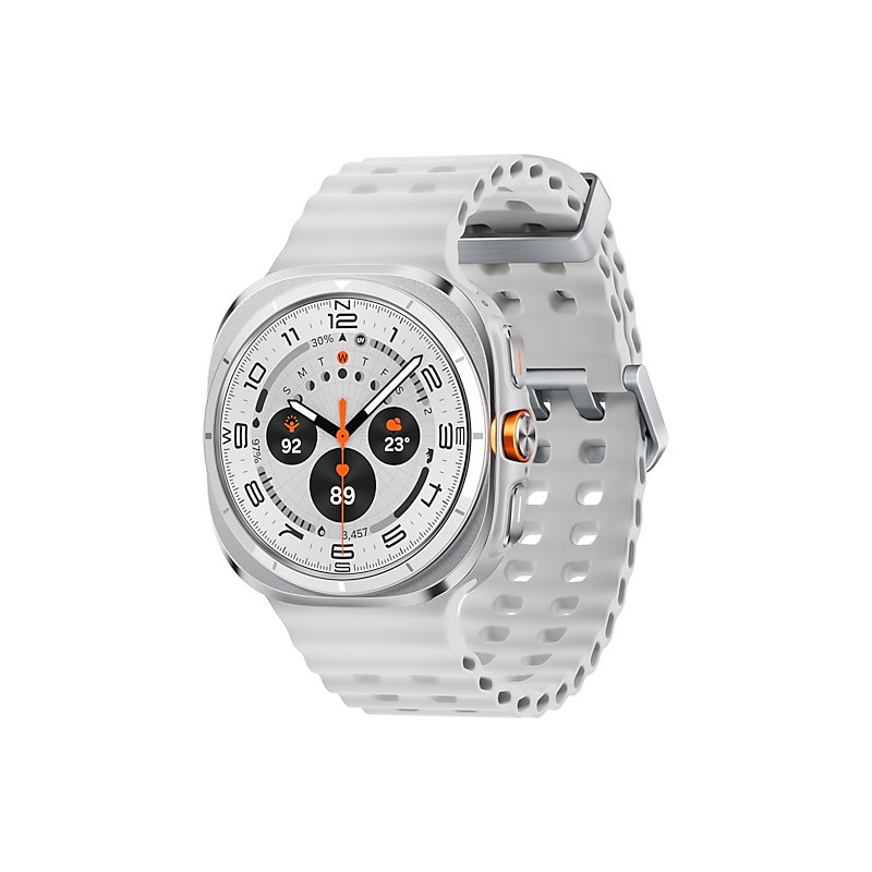 Samsung Galaxy Watch Ultra 3,81 cm (1.5") AMOLED 47 mm Digitaalinen 480 x 480 pikseliä Kosketusnäyttö 4G Titaani, Valkoinen