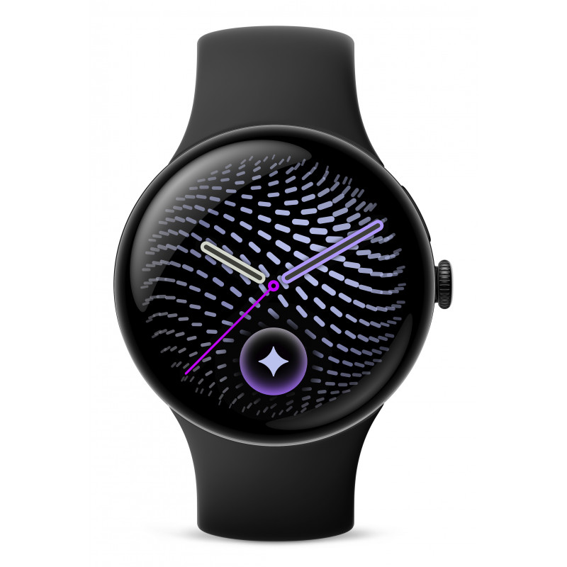 Google Pixel Watch 5 AMOLED 45 mm Digitaalinen Kosketusnäyttö Musta Wi-Fi GPS (satelliitti)