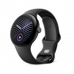 Google Pixel Watch 5 AMOLED 45 mm Digitaalinen Kosketusnäyttö Musta Wi-Fi GPS (satelliitti)