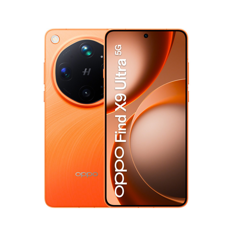 OPPO Find X9 Ultra 5G 17,3 cm (6.82") Kaksois-SIM Android 16.0 USB Type-C 12 GB 512 GB 7050 mAh Oranssi