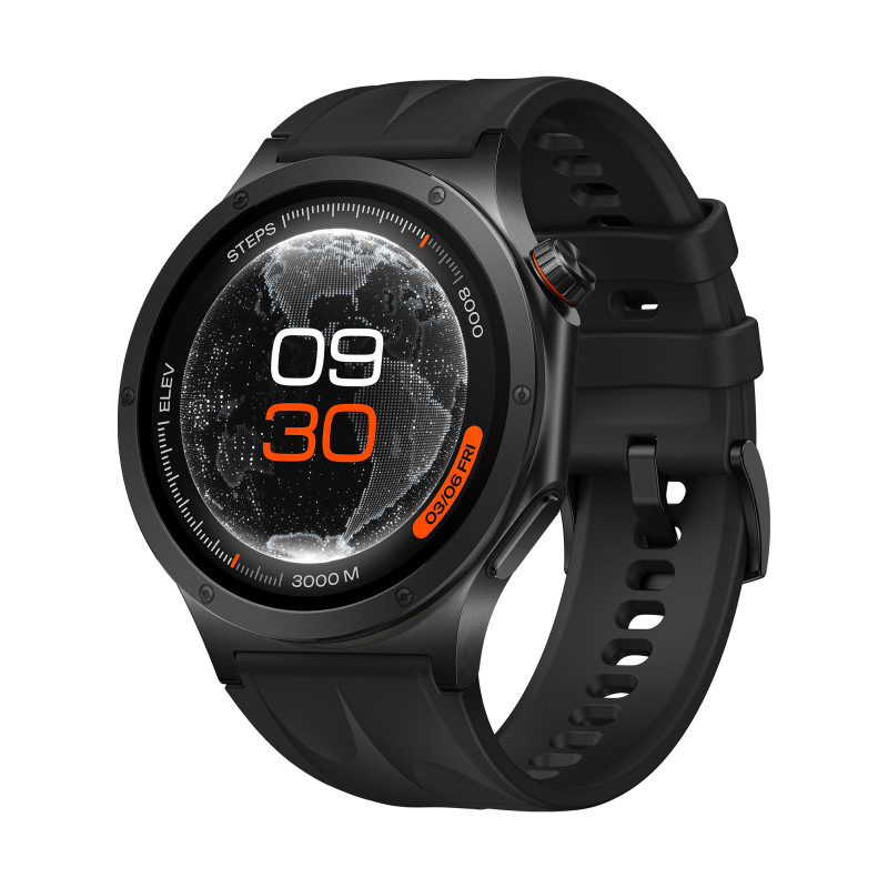OPPO Watch X3 3,81 cm (1.5") AMOLED 47 mm Digitaalinen 466 x 466 pikseliä Kosketusnäyttö Musta Wi-Fi GPS (satelliitti)