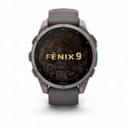 Garmin fēnix 9 3,56 cm (1.4") AMOLED 47 mm Digitaalinen 454 x 454 pikseliä Kosketusnäyttö Titaani Wi-Fi GPS (satelliitti)