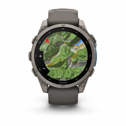 Garmin fēnix 9 3,56 cm (1.4") AMOLED 47 mm Digitaalinen 454 x 454 pikseliä Kosketusnäyttö Titaani Wi-Fi GPS (satelliitti)