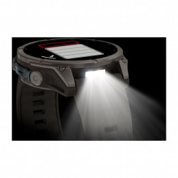 Garmin fēnix 9 3,56 cm (1.4") AMOLED 47 mm Digitaalinen 454 x 454 pikseliä Kosketusnäyttö Titaani Wi-Fi GPS (satelliitti)