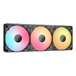 Corsair iCUE LINK RX360 II Unified Frame RGB PWM PC Fans Starter Kit Tietokonekotelo Ilmanjäähdytin 12 cm Musta 1 kpl