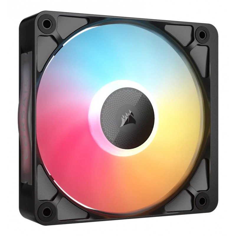 Corsair iCUE LINK RX120 II RGB PWM PC Fan Expansion Tietokonekotelo Tuuletin 12 cm Musta 1 kpl