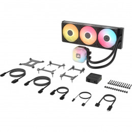 Corsair iCUE LINK TITAN II 360 RX RGB Suoritin All-in-one-nesteenjäähdytin 36 cm Musta 1 kpl