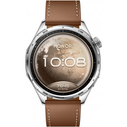Honor Watch 6 3,71 cm (1.46") AMOLED 46.5 mm Digitaalinen 464 x 464 pikseliä Kosketusnäyttö Ruostumaton teräs GPS (satelliitti)
