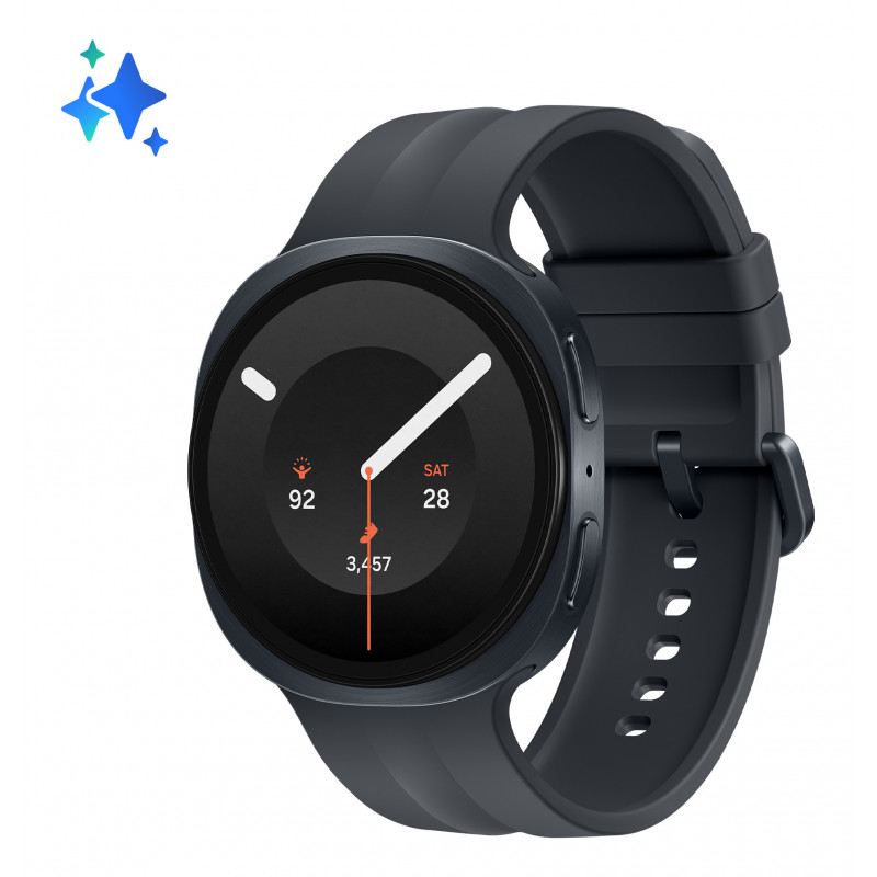 Samsung Galaxy Watch9 3,81 cm (1.5") AMOLED 44 mm Digitaalinen 480 x 480 pikseliä Kosketusnäyttö Grafiitti Wi-Fi GPS