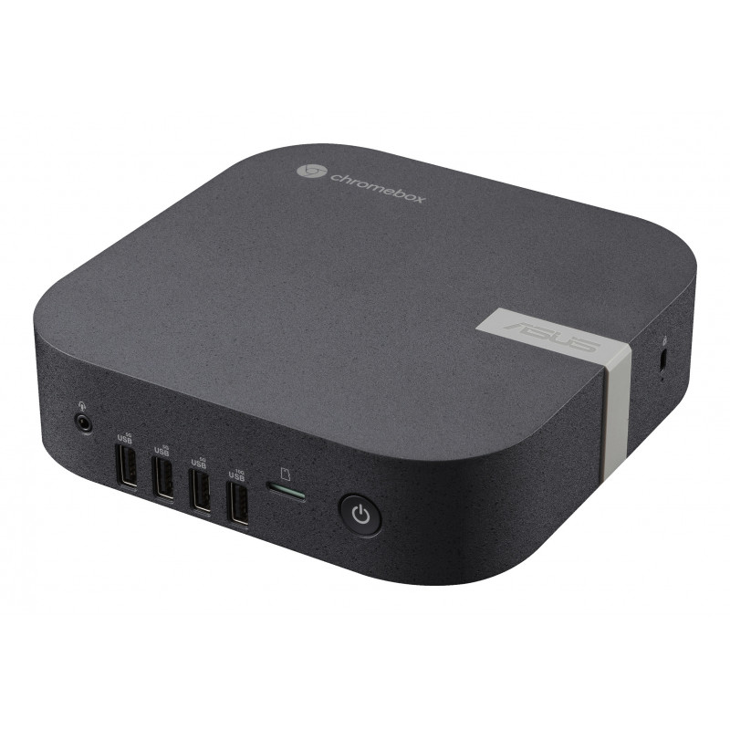 ASUS Chromebox CHROMEBOX6-S3006UN Intel Core 3 100U 8 GB DDR5-SDRAM 128 GB SSD ChromeOS Mini PC Musta