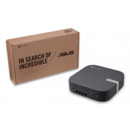 ASUS Chromebox CHROMEBOX6-S3006UN Intel Core 3 100U 8 GB DDR5-SDRAM 128 GB SSD ChromeOS Mini PC Musta