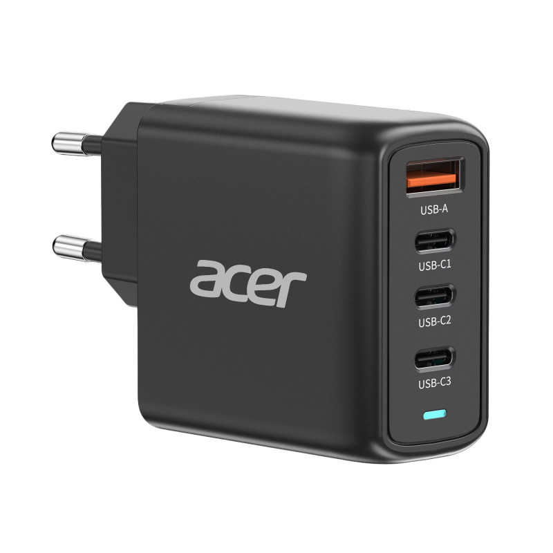 Acer ZL.ADTCC.00L mobiililaitteen laturi Universaali Musta AC Pikalataus Sisätila