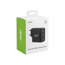 Acer ZL.ADTCC.00L mobiililaitteen laturi Universaali Musta AC Pikalataus Sisätila