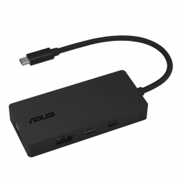 ASUS 4 in 1 USB-C Dock DC110 Langallinen USB 3.2 Gen 2 (3.1 Gen 2) Type-C Musta