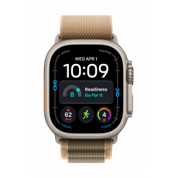 Apple Watch Ultra 4 OLED 49 mm Digitaalinen 422 x 514 pikseliä Kosketusnäyttö 5G Titaani Wi-Fi GPS (satelliitti)