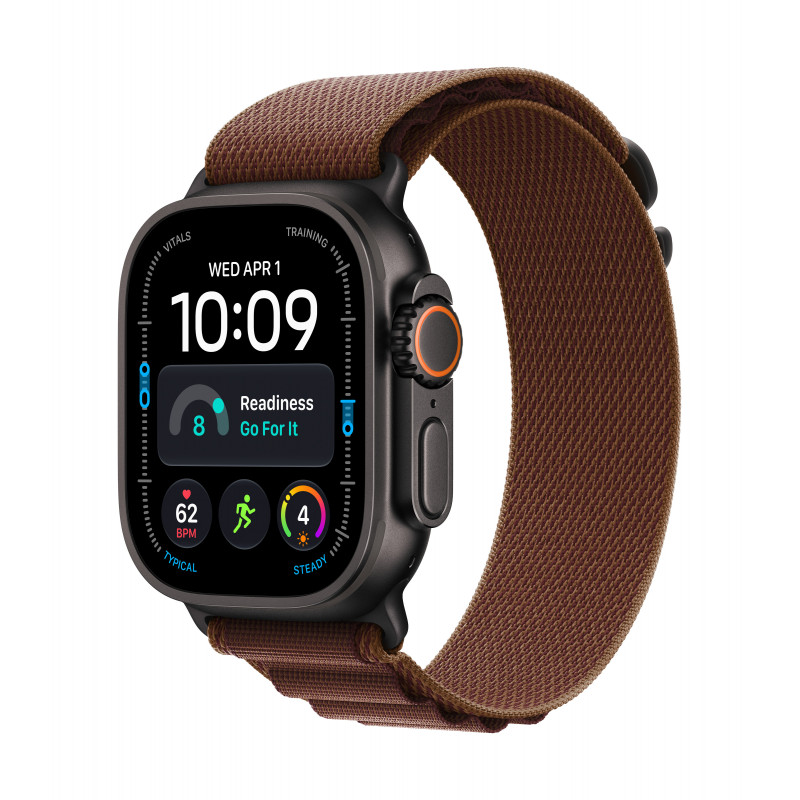 Apple Watch Ultra 4 OLED 49 mm Digitaalinen 422 x 514 pikseliä Kosketusnäyttö 5G Musta Wi-Fi GPS (satelliitti)