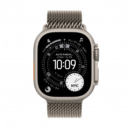 Apple Watch Ultra 3 OLED 49 mm Digitaalinen 422 x 514 pikseliä Kosketusnäyttö 5G Titaani Wi-Fi GPS (satelliitti)