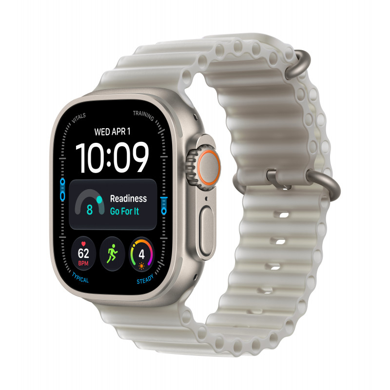 Apple Watch Ultra 4 OLED 49 mm Digitaalinen 422 x 514 pikseliä Kosketusnäyttö 5G Titaani Wi-Fi GPS (satelliitti)