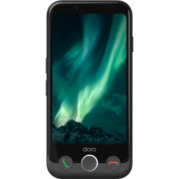 Doro Aurora 11 11,4 cm (4.5") Kaksois-SIM Android 14 4G USB Type-C 4 GB 64 GB 3000 mAh Grafiitti