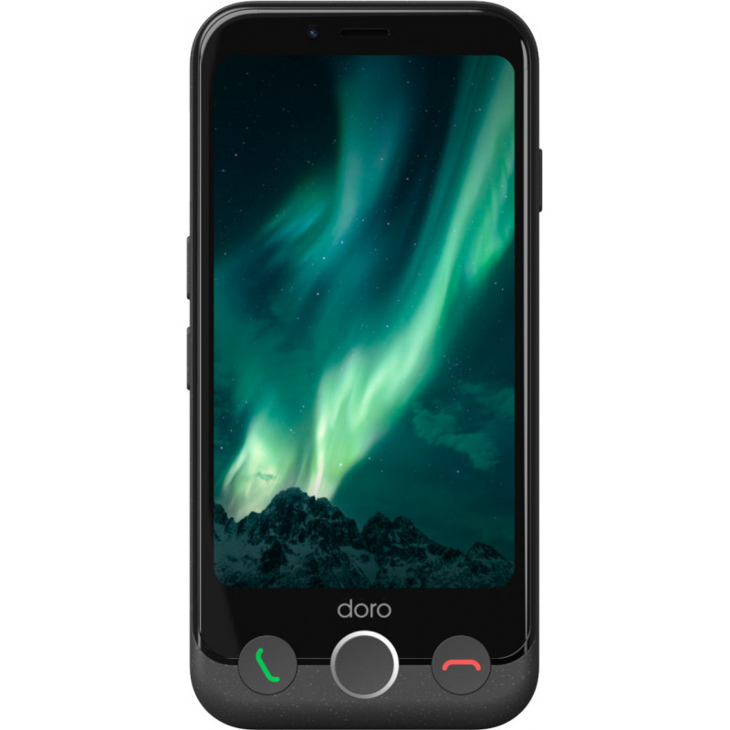 Doro Aurora 11 11,4 cm (4.5") Kaksois-SIM Android 14 4G USB Type-C 4 GB 64 GB 3000 mAh Grafiitti