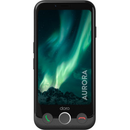 Doro Aurora 11 11,4 cm (4.5") Kaksois-SIM Android 14 4G USB Type-C 4 GB 64 GB 3000 mAh Grafiitti