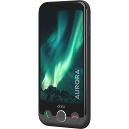 Doro Aurora 11 11,4 cm (4.5") Kaksois-SIM Android 14 4G USB Type-C 4 GB 64 GB 3000 mAh Grafiitti