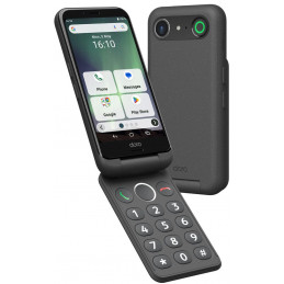 Doro Aurora A21 11,4 cm (4.5") Kaksois-SIM Android 14 4G USB Type-C 4 GB 64 GB 3000 mAh Grafiitti