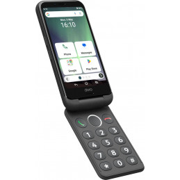 Doro Aurora A21 11,4 cm (4.5") Kaksois-SIM Android 14 4G USB Type-C 4 GB 64 GB 3000 mAh Grafiitti