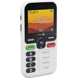 Doro Leva X10 6,1 cm (2.4") 117 g Musta, Valkoinen Senioripuhelin