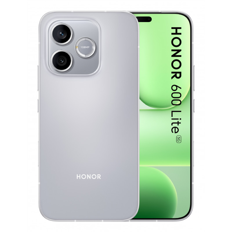 Honor 600 Lite 16,8 cm (6.6") Kaksois-SIM Android 16.0 5G USB Type-C 8 GB 256 GB 6520 mAh Harmaa