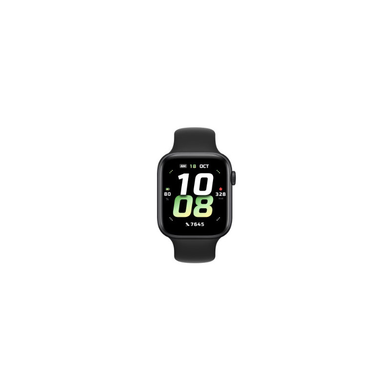 Honor Watch 5 4,7 cm (1.85") AMOLED 45.6 mm Digitaalinen 450 x 390 pikseliä Kosketusnäyttö Musta GPS (satelliitti)