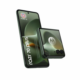 Motorola razr 70 plus 17,5 cm (6.9") Kaksois-SIM Android 16.0 5G USB Type-C 12 GB 512 GB 4500 mAh Tummanvihreä