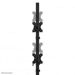 Neomounts DS45-600BL2V monitorin kiinnike ja jalusta 81,3 cm (32") Vastaanotto Musta