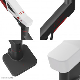 Neomounts DS70-256RD1 Gaming monitor arm 24-57" - gas spring - Topfix - 180°-stop 144,8 cm (57") Vastaanotto Musta