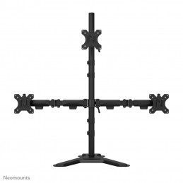 Neomounts DS45-600BL2-1 monitorin kiinnike ja jalusta 81,3 cm (32") Vastaanotto Musta