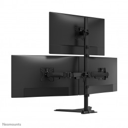 Neomounts DS45-600BL2-1 monitorin kiinnike ja jalusta 81,3 cm (32") Vastaanotto Musta