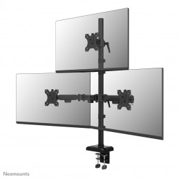 Neomounts DS60-600BL2-1 monitorin kiinnike ja jalusta 81,3 cm (32") Vastaanotto Musta