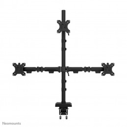 Neomounts DS60-600BL2-1 monitorin kiinnike ja jalusta 81,3 cm (32") Vastaanotto Musta