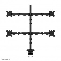 Neomounts DS60-600BL2-2 monitorin kiinnike ja jalusta 81,3 cm (32") Vastaanotto Musta