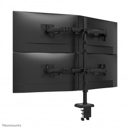 Neomounts DS60-600BL2-2 monitorin kiinnike ja jalusta 81,3 cm (32") Vastaanotto Musta