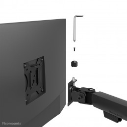 Neomounts DS60-600BL2-2 monitorin kiinnike ja jalusta 81,3 cm (32") Vastaanotto Musta