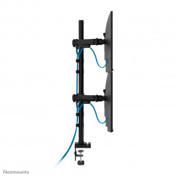 Neomounts DS60-600BL2-2 monitorin kiinnike ja jalusta 81,3 cm (32") Vastaanotto Musta
