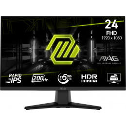 MSI MAG 242F tietokoneen litteä näyttö 60,5 cm (23.8") 1920 x 1080 pikseliä Full HD LCD Musta
