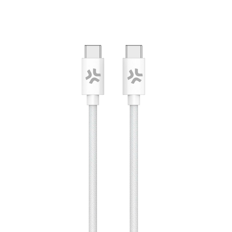 Celly USBCUSBCCOTTWH USB-kaapeli 1,5 m USB C 60 W Valkoinen